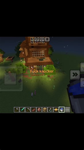 Bum ass bitch✌️😭 #minecraft