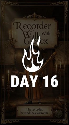 RECORDER WALK WITH GLOREX| DAY 16 (Check #viral #recorder