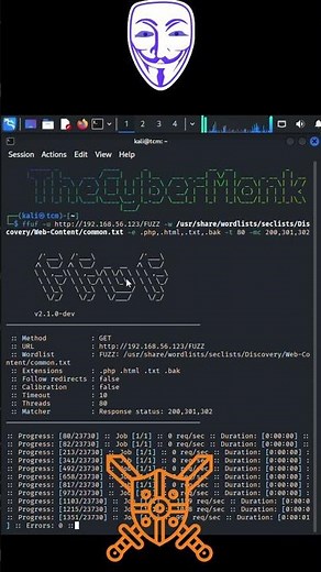 FFUF — The Fastest Web Fuzzer in Action ⚡ | Ethical Hacking Tool