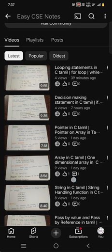 C Programming Hand written notes |CS3251 | CS3353| CS25C01