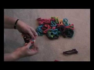 Finger Knitting with Loops