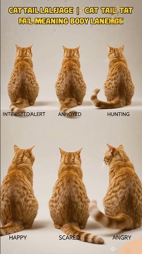 What Your Cat’s Tail Means 🤔