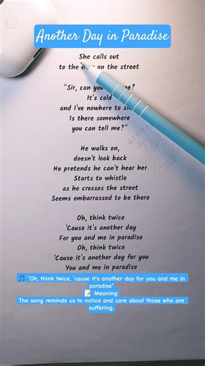 Easy English Karaoke | Another Day in Paradise – Sing & Learn English