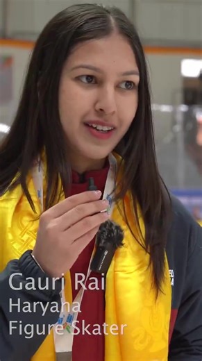 Gauri Rai from Haryana, Gold Medalist in the Advanced Girls Figure Skating category, shares her journey on the ice—her techniques, experiences, and the pillars of support behind her success. 📍NDS Stadium | Leh- Ladakh #KheloIndiaWinterGames | #WinterGames | #IceHockey | All India Radio News