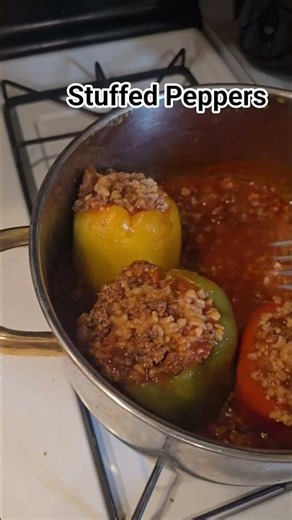 My version of Stuffed Peppers #recipe