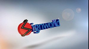 Signworld 12" Floor Mount Sign Holder