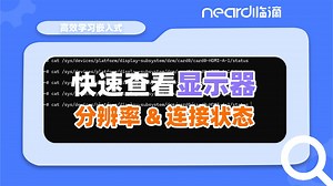 如何查看显示器分辨率和连接状态？