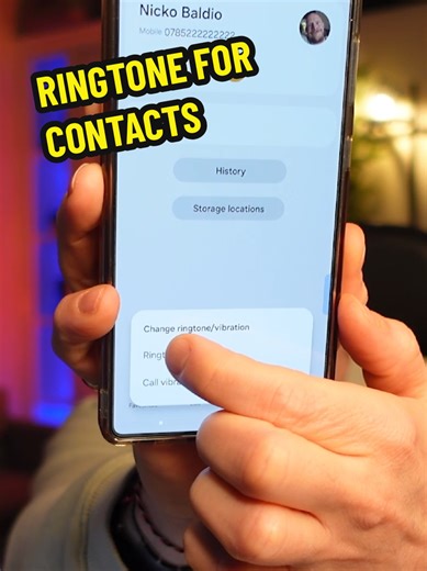 Set ringtones for contacts on your Android #tech #techtok | android ringtone
