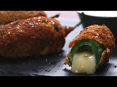 Cheese-Stuffed Jalapeño Poppers // Presented by Fondoodler