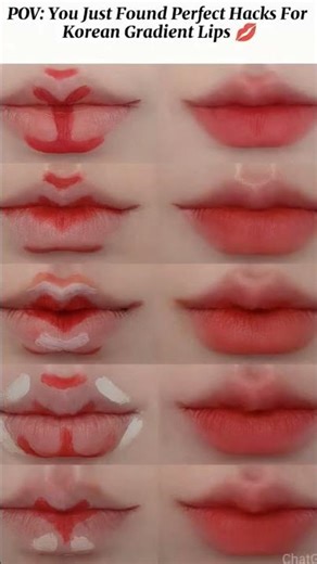 POV: You Finally Mastered Korean Gradient Lips 💄🇰🇷 #guide #makeup #beauty #diymakeup