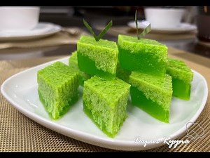 Resepi Kuih Agar-Agar Santan Pandan