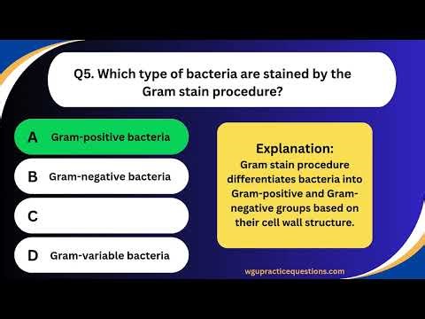 D311 Microbiology with Lab: A Fundamental Approach Practice Questions