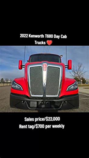 2022 Kenworth T680 Day Cab Trucks LOW MILES! 455hp Paccar MX-13, Endurant 12 Speed Auto Looking for LOW-MILAGE 2022 Kenworth T680 Day Cabs? WE have several available with Paccar MX-13 Engines (455hp) and Endurant 12 Speed Automatic Transmissions. The Kenworth T680's are in excellent condition, super clean, and ready to make you money on the road. Key Features include: Digital Dash, 177