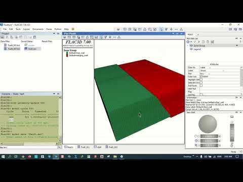 FLAC3D Training Course (session 6 of chapter 1) (English subtitles)