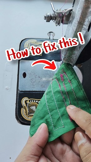 𝗠𝗶𝗻𝗼𝘁𝗶 𝗚𝗼𝗴𝗼𝗶 𝗞𝗮𝗸𝗼𝘁𝗶 | Sewing machine thread bunching fixed 🛠️✅ #reels #sewingtipsandtricks #sewingmachine #sewinglove #sewingtips #sewingmachinerepair... | Instagram