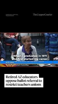 Retired AZ educators oppose ballot referral to restrict teachers unions