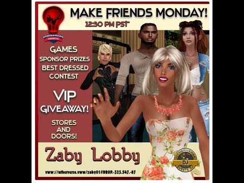 syfy88man Game Channel - Make Friends Monday in the Zaby Lobby