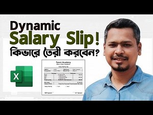 How to Make Salary Slip in MS Excel