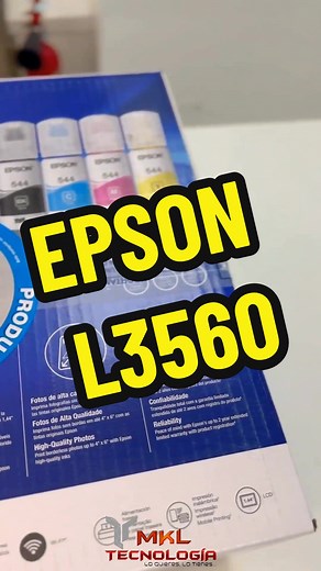MKL TECNOLOGÍA (@mkl_tecnologia) - Impresora Epson EcoTank L3560 para Hogares y Oficinas