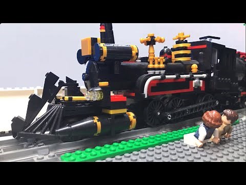 LEGO Back to the Future Part Ⅲ Time Train Scene BTTF 3