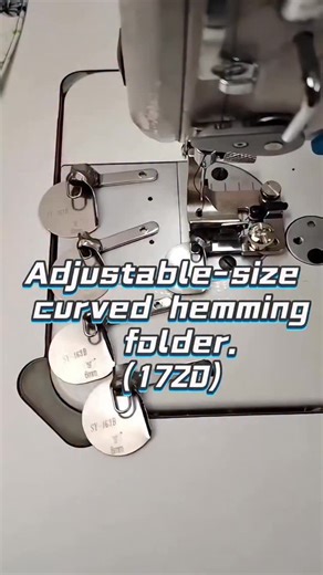 WHOLEHEARTED Sewing Tutorials & Tools on Instagram: "Adjustable-size curved hemming folder.（1720） #Wholeheartedapparel #Wholeheartedsewingtutorials #Wholeheartedsewing #Wewingtutorials #sewingpartssupplier"