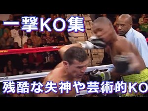 【衝撃の一撃KO】戦慄が走った失神KOや美しいKO集・ボクシング