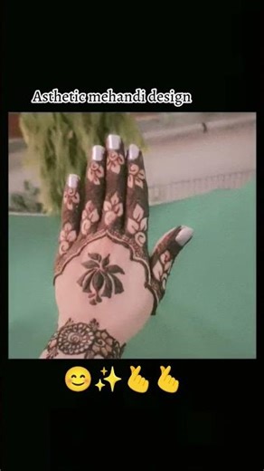 asthetic mehandi design ✨✨🫰