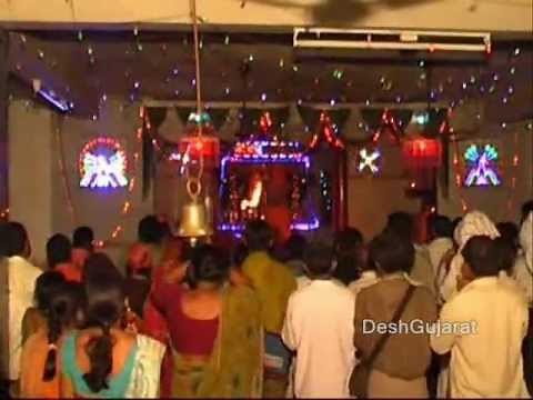 Chotila Mata Chamunda mandir aarti during Navratri