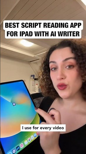 Best teleprompter app for iPad with AI script writer
