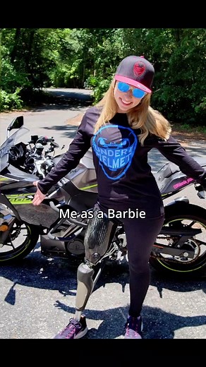 Amputee Rider Amanda: The Ultimate Biker Chick with Ninja 400