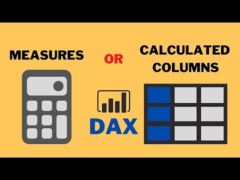 MEASURES vs CALCULATED COLUMNS in DAX