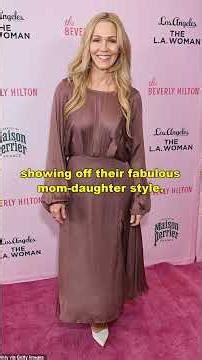 Jennie Garth and Mini-Me A Rare LA Appearance with Daughter Lola Ray