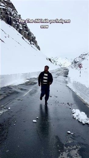 “Snow Peaks 😍” #reels #mountains #trendingnow