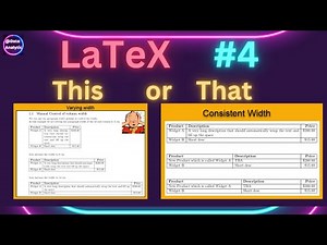 LaTeX Beginners: Full width Tables using TabularX
