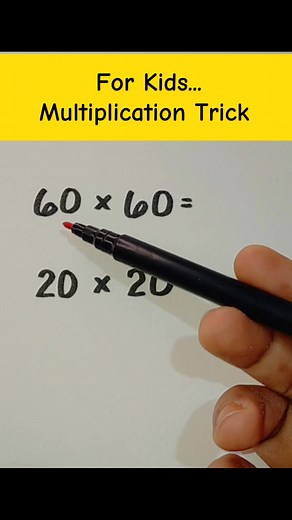 2.3M views · 10K reactions | Math for kids trick ‍‍‍ #mathtricks | Mathtuto | Facebook