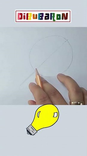 Dibujando un foco | Dibujos faciles