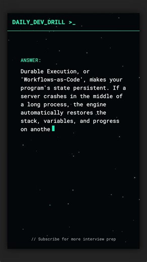 Durable Execution: Code that never dies ♾️
