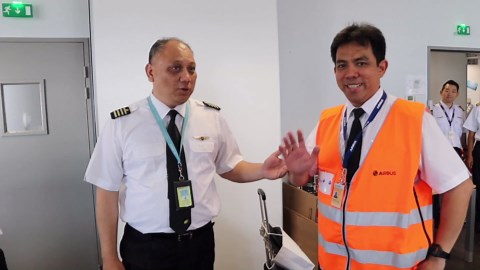 Behind the scenes - Malaysia Airlines A350-900 delivery flight