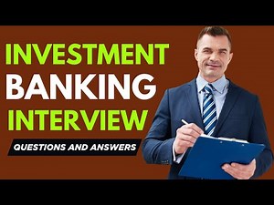 Top 20 Investment Banking Interview Questions and Answers for 2026