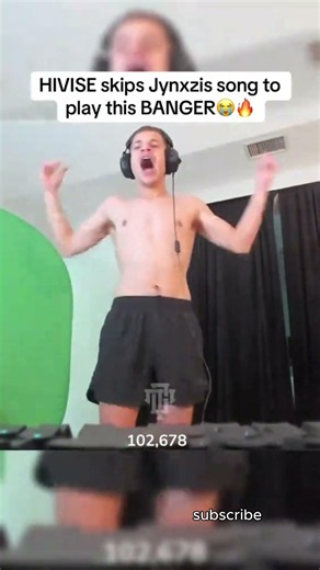 HiVise Skipped Jynxzi 's Song.... 😂😂 #jynxzi #lol #gaming #funnymoments #funny #epicfails #twitch