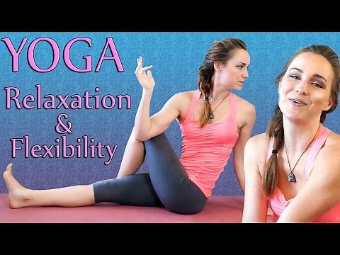 Yoga Beginners Flexibility & Relaxation Flow, 20 Minute Stretch Workout - Joy Scola