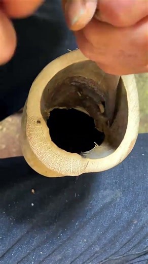 Tortoise Shell Pattern on Bamboo