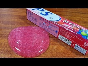 PS TOOTHPASTE SLIME 2 |Testing NO GLUE Toothpaste And Salt Slime, DIY Slime Without Glue!