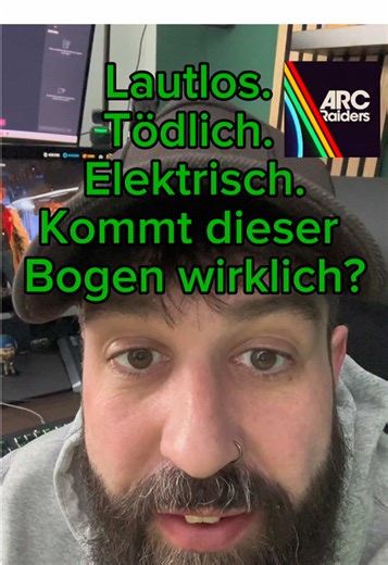 Ich bin über dieses Bild gestolpert und komme seitdem nicht mehr drauf klar. Ein Hightech-Bogen, der Elektropfeile verschießt. Lautlos. Präzise. Assassin Vibes pur. Frage ist: Wofür ist das gedacht? 🔹 Lautloses Ausschalten von Raidern? 🔹 EMP-Effekt gegen Drohnen oder Arks? 🔹 Fallen stellen, ohne das ganze Gebiet zu wecken? 🔹 Oder ein komplett neuer Playstyle? Wenn das Teil wirklich mit dem nächsten Update kommt, dann reden wir nicht über eine neue Waffe sondern über eine neue Art, Arc Raider