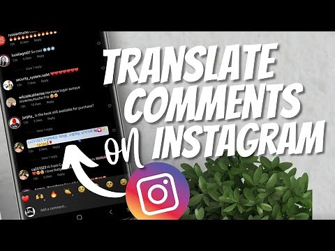 How to translate comments on Instagram