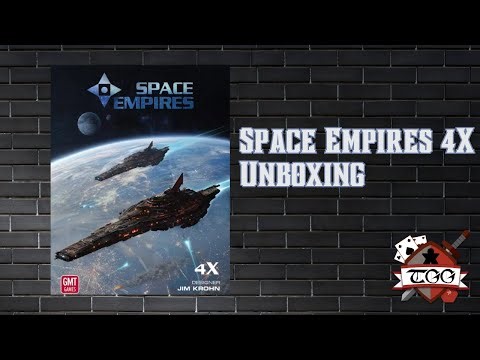 Space Empires 4X Board Game Unboxing | Components, Maps & First Look