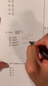 5K views · 64 reactions | Easy exponents. #sat #psat #math #act #testprep #tiktokmath #1600 #yourbummymathtutor | Math Hack | Facebook