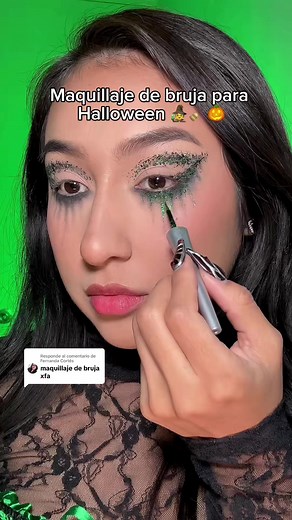 Maquillaje fácil de bruja para Halloween