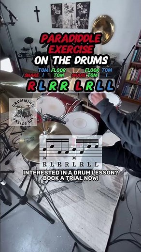 How to Play a Paradiddle Drum Rudiment like a PRO🥁
