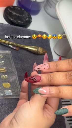 Vee Nguyen on Instagram: "🌺 ~ ~ ~ appointments available - walk-in’s welcomed ~ ~ Open 9 AM to 7 Pm from Monday-Saturday 11 AM to 5 PM Sunday ~ ~ 📍 M&M Nails Spa, 212 FM 518 102, Kemah, TX 77565 - - - #houstonnailtech #houstonnails #nails #nailsofinstagram #chromenails"